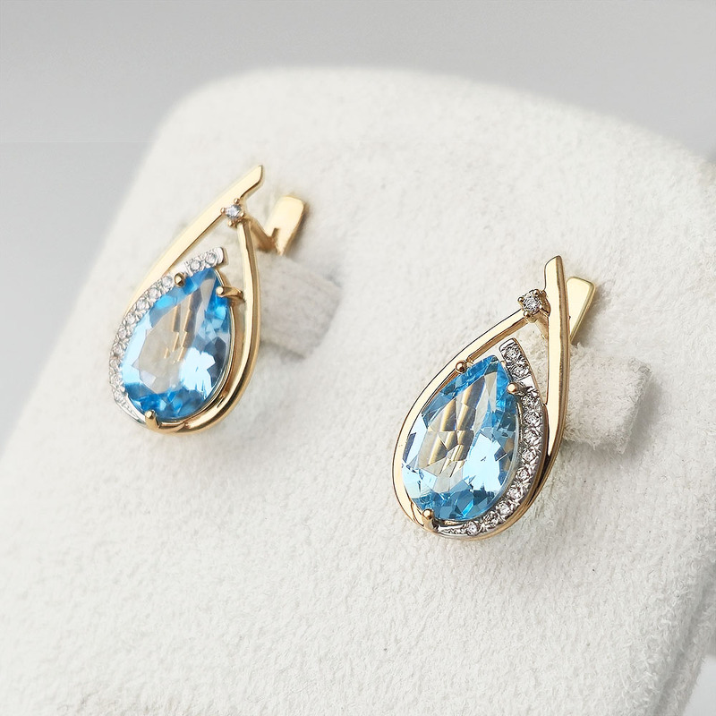 Серьги из золота