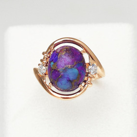 Серебряное кольцо с бирюзой