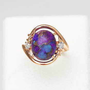 Серебряное кольцо с бирюзой