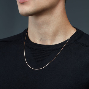 Золотая цепь «Серпантин» с алмазной огранкой