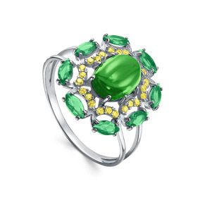 Серебряное кольцо с наношпинелями