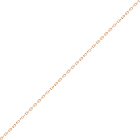 Золотая цепь «Якорь» с алмазной огранкой