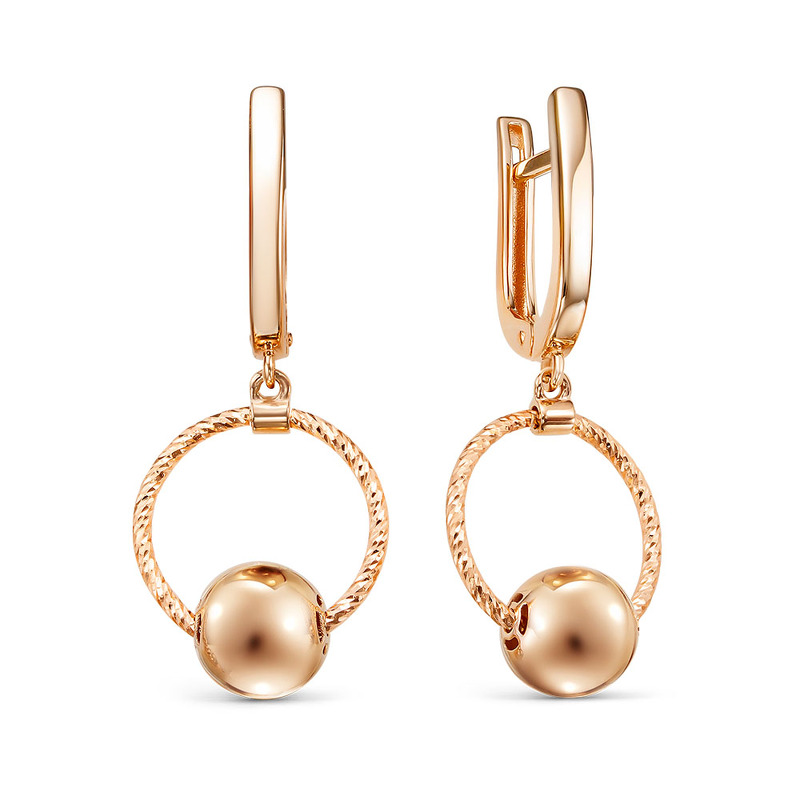 Золотые серьги