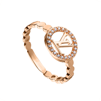 Золотое кольцо с фианитами