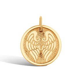 Золотая подвеска «Крылья Ангела»