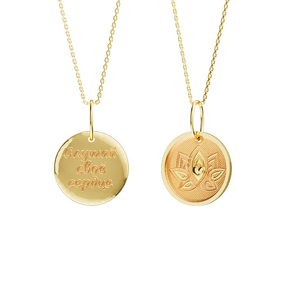 Золотая подвеска