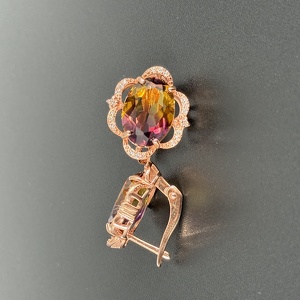 Серебряные серьги с