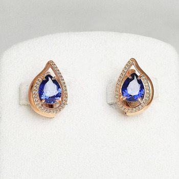 Серебряные серьги с