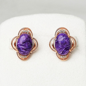 Серебряные серьги с