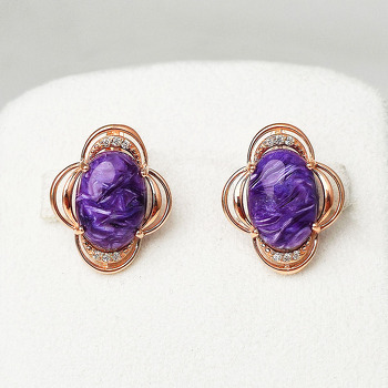 Серебряные серьги с