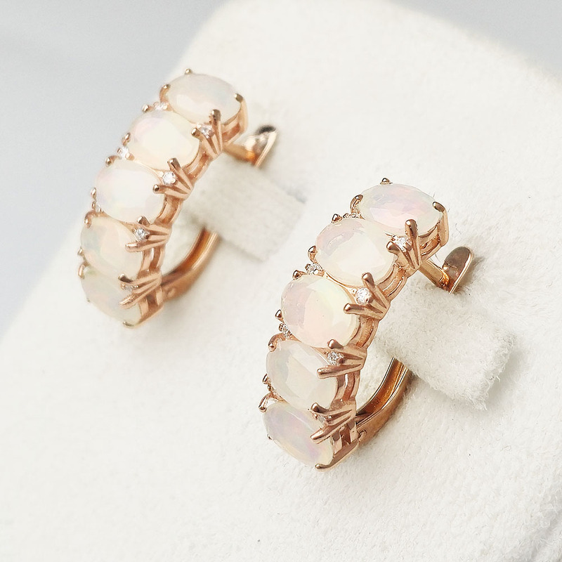 Серебряные серьги