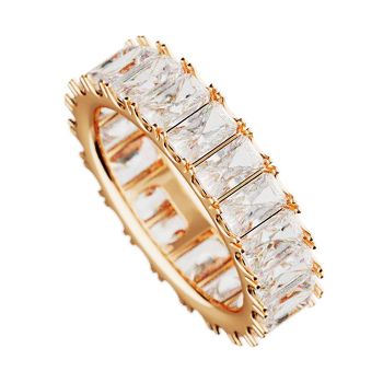 Золотое кольцо с фианитами