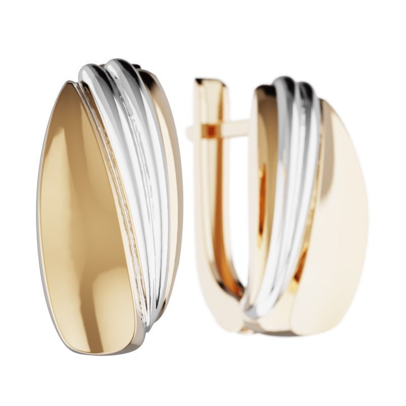 Золотые серьги