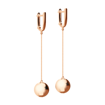 Золотые серьги «Золотая Орбита»