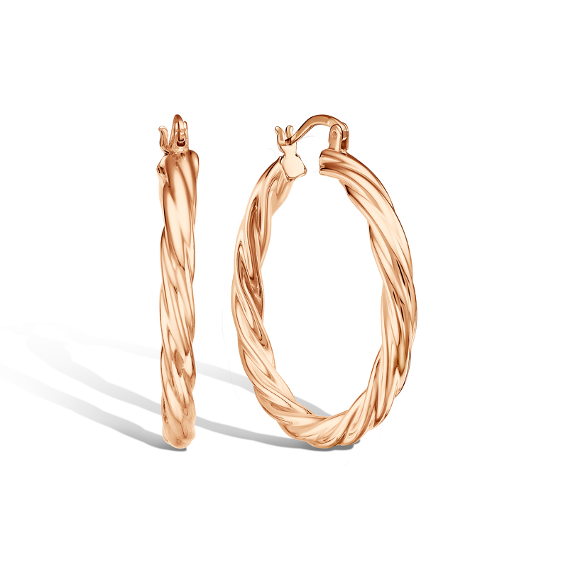 Золотые серьги «Грани притяжения»