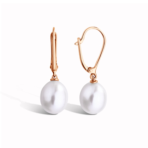 Золотые серьги с жемчугом