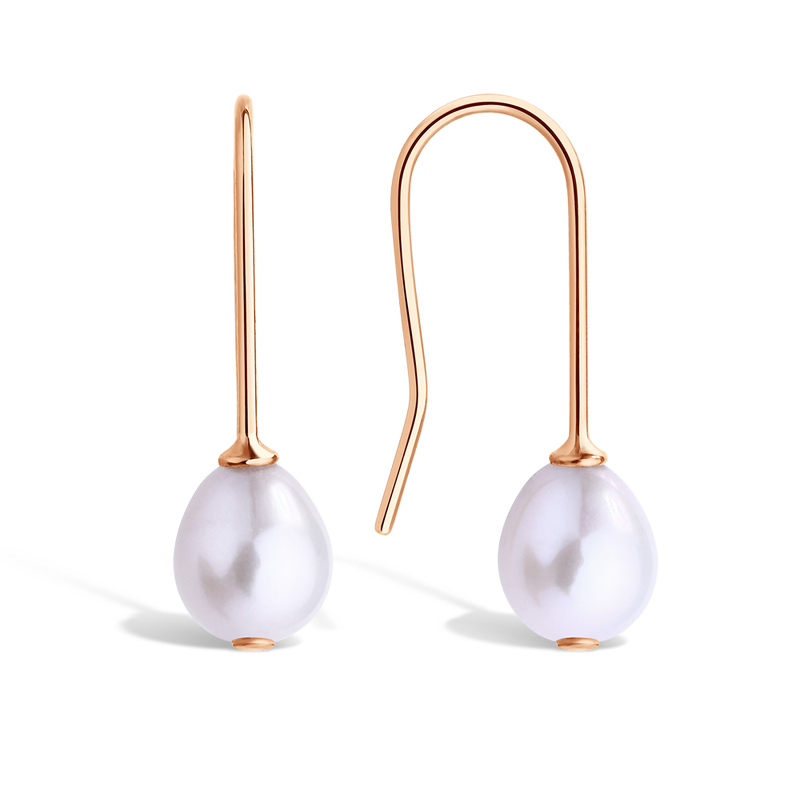 Золотые серьги с жемчугом