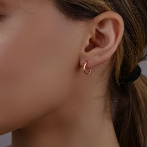 Золотые серьги-конго