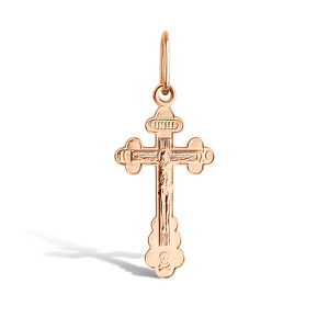 Крест из красного золота