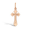 Крест из красного золота