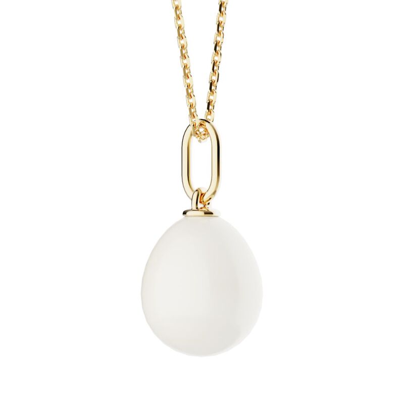 Золотая подвеска с жемчугом