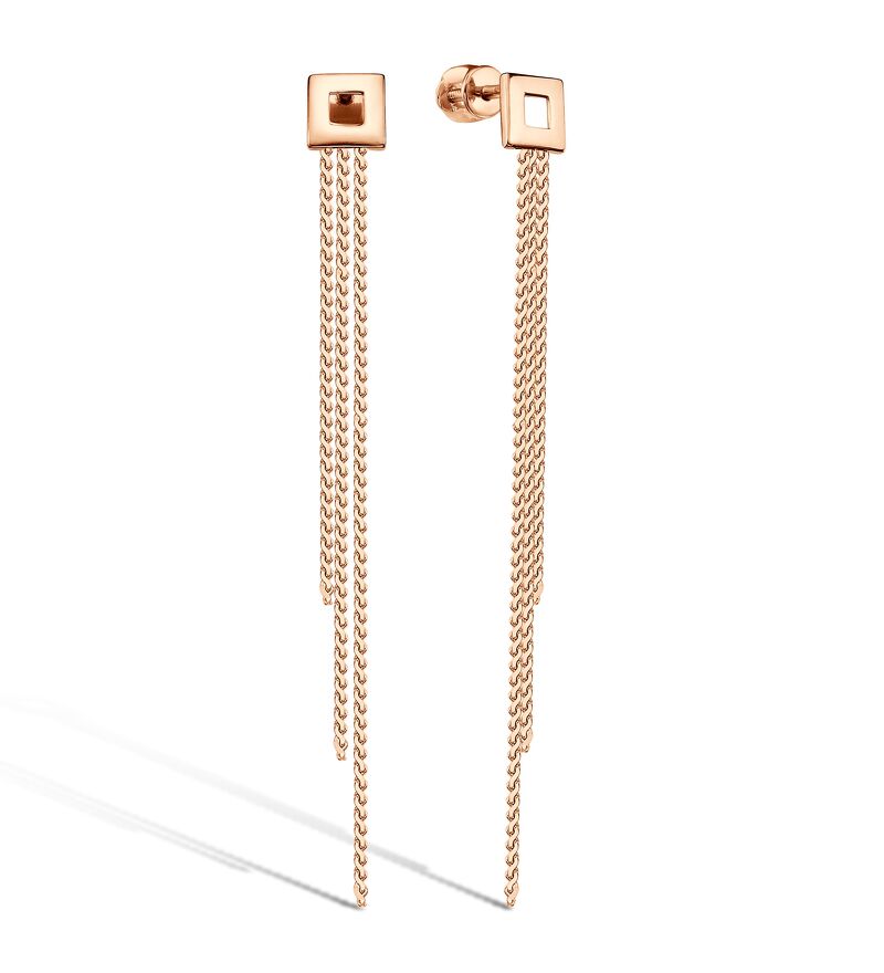 Золотые серьги-пусеты