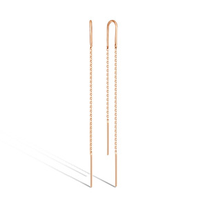 Золотые серьги-продевки