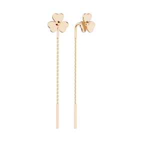 Золотые серьги-продевки «б/к»