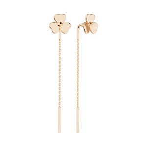 Золотые серьги-продевки «б/к»