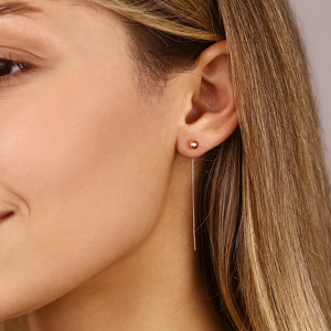 Золотые серьги-продевки