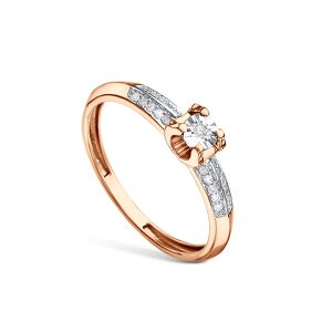 Золотое кольцо с бриллиантами