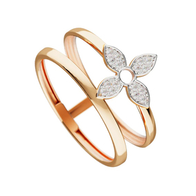 Золотое кольцо с фианитами