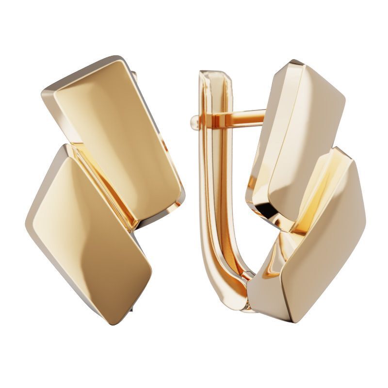 Золотые серьги