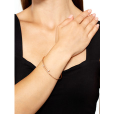 Золотой браслет с фианитами