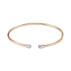 Золотой браслет с фианитами