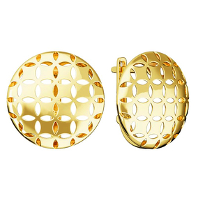 Золотые серьги «Версаль»