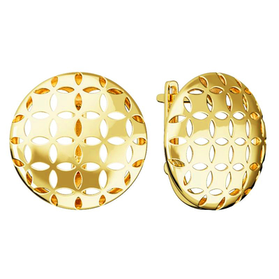 Золотые серьги «Версаль»