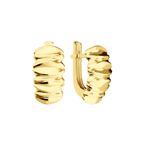 Золотые серьги «Стихия»