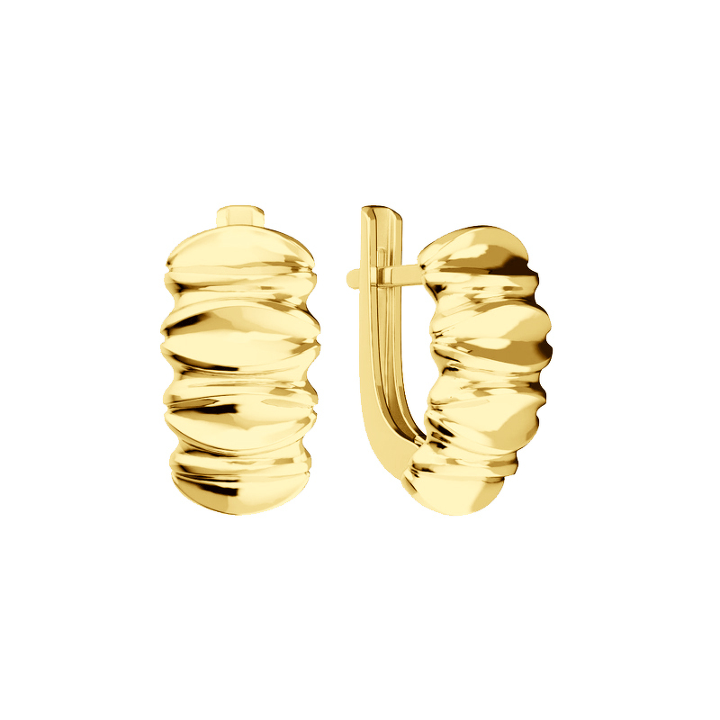 Золотые серьги «Стихия»