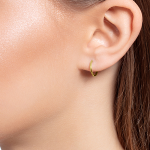 Золотые серьги-конго