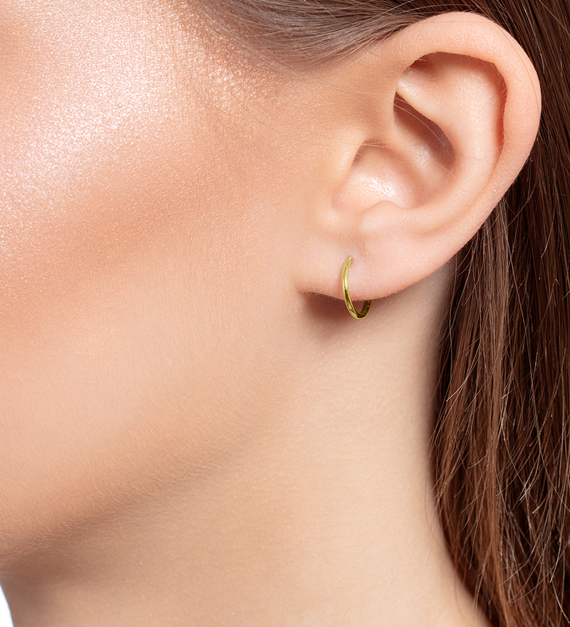 Золотые серьги-конго «б/к»