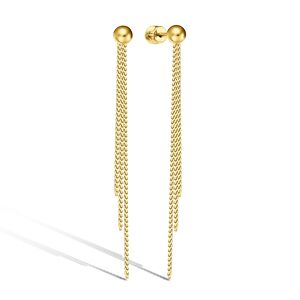 Золотые серьги-пусеты