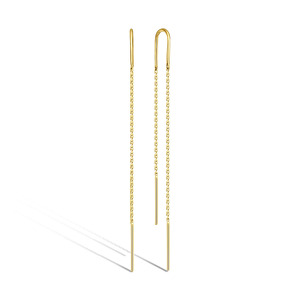 Золотые серьги-продевки