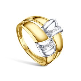 Кольцо из золота с фианитами 10-0050