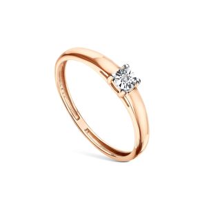 Золотое кольцо с бриллиантом