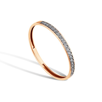 Золотое кольцо с бриллиантами