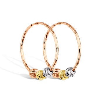 Золотые серьги-конго «Дорика»