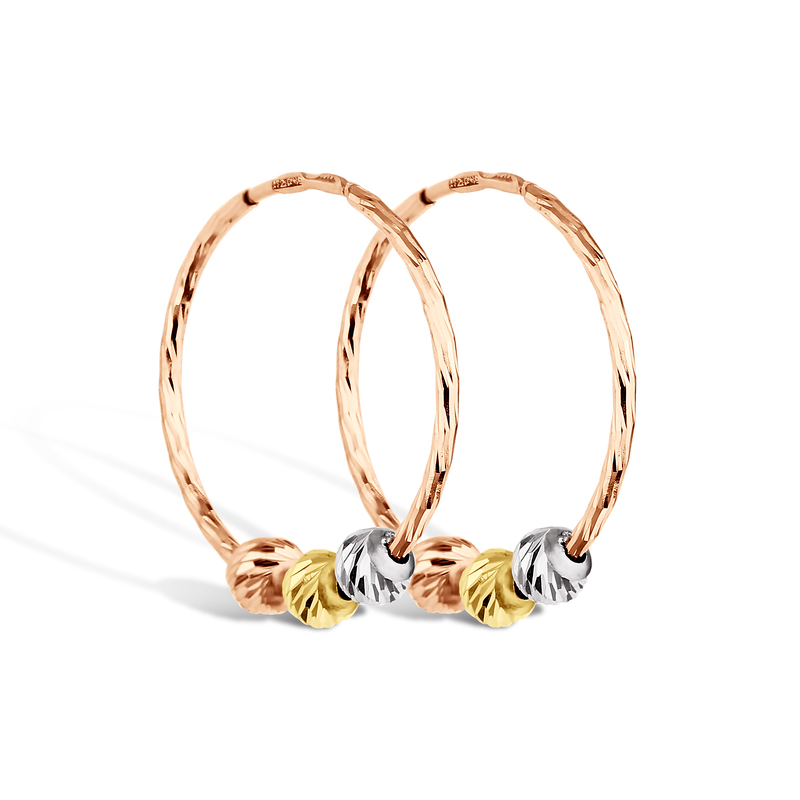 Золотые серьги-конго «Дорика»