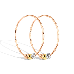 Золотые серьги-конго «Дорика»