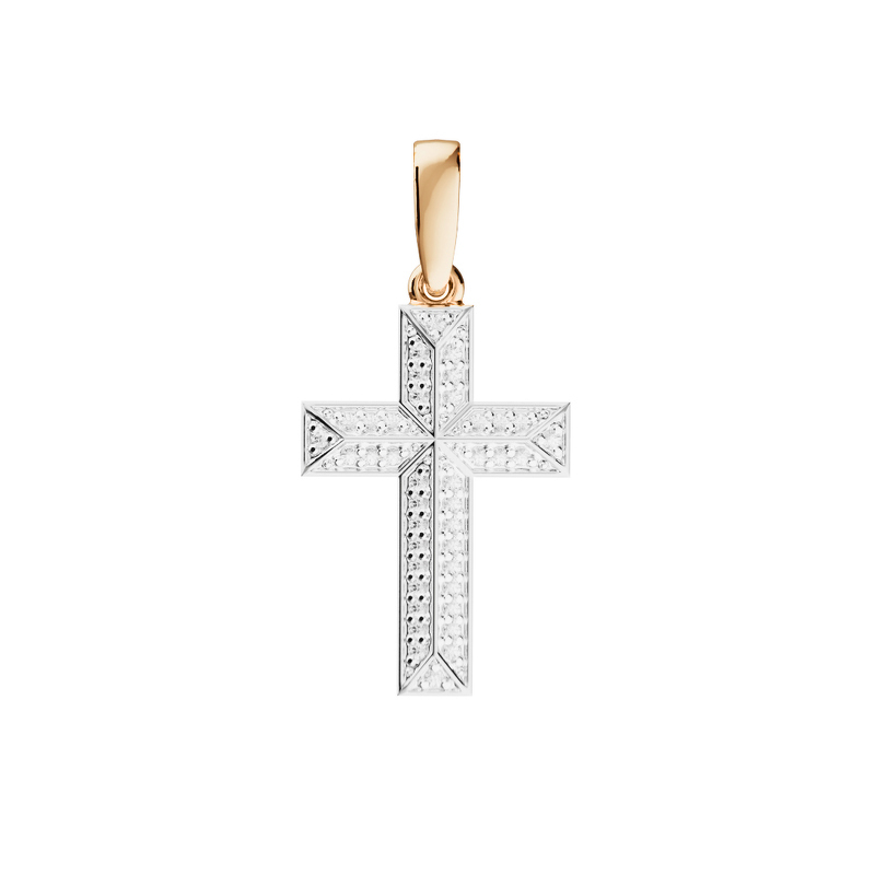 Золотая подвеска с бриллиантами